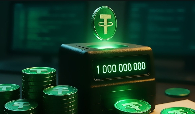 Tether Treasury Mints $1 Billion USDT on Ethereum Network